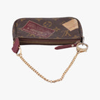 Louis Vuitton Mini Pochette Brown Monogram Canvas Handbag — view 8