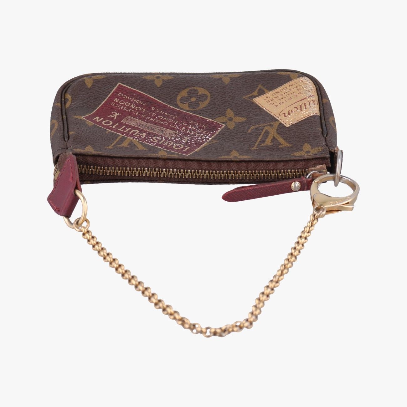 Louis Vuitton Mini Pochette Brown Monogram Canvas Handbag — view 8