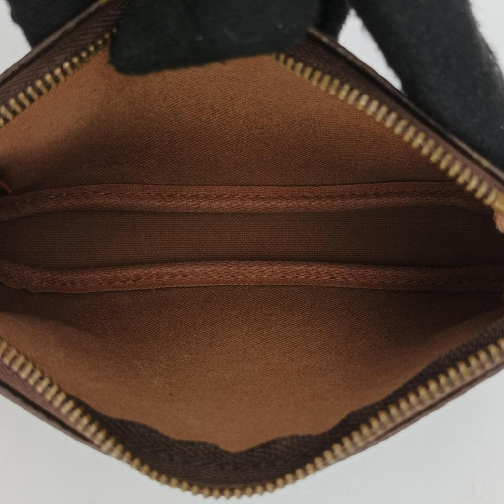 Louis Vuitton Mini Pochette Brown Monogram Canvas Handbag — view 9