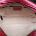 Gucci GG Marmont Red Leather Shoulder — view 9