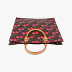 Louis Vuitton Cherry Sac Plat Brown Pattern Monogram Canvas Tote — view 8