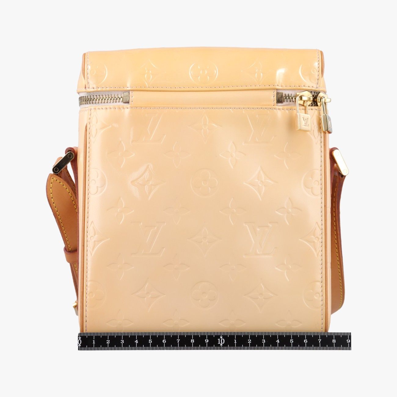 Louis Vuitton Sullivan Vertical Marshmallow Pink Vernis Shoulder — view 2