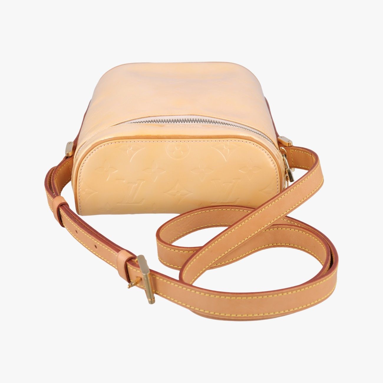 Louis Vuitton Sullivan Vertical Marshmallow Pink Vernis Shoulder — view 8