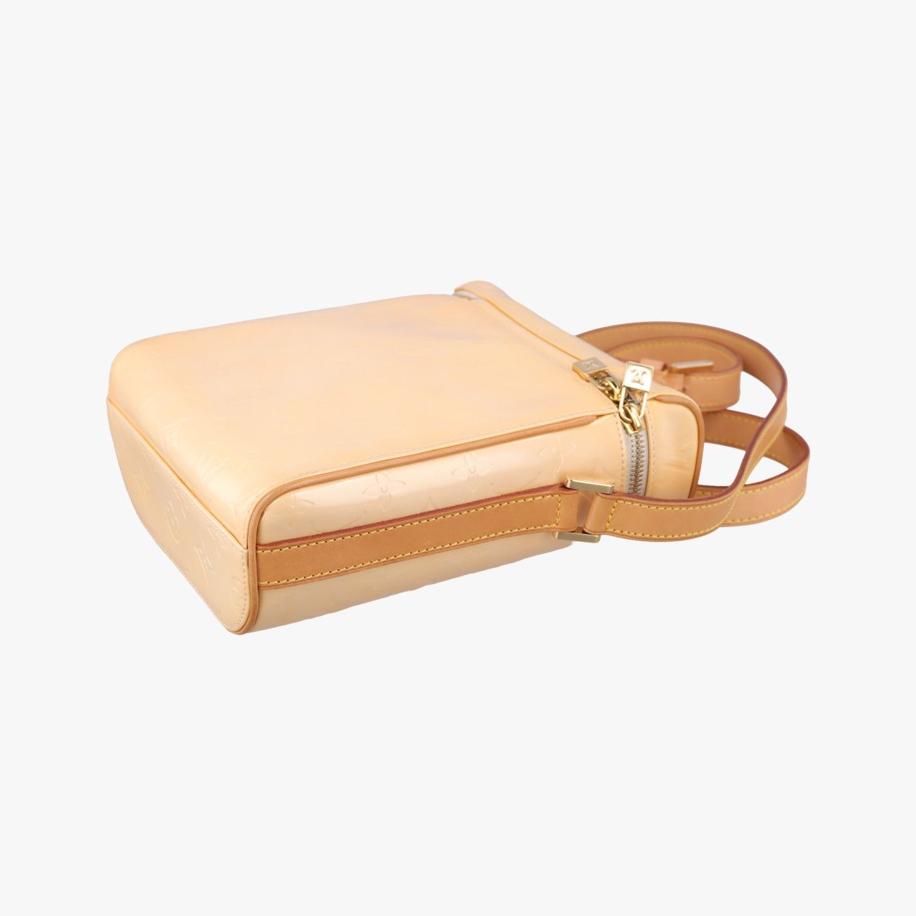 Louis Vuitton Sullivan Vertical Marshmallow Pink Vernis Shoulder — view 6