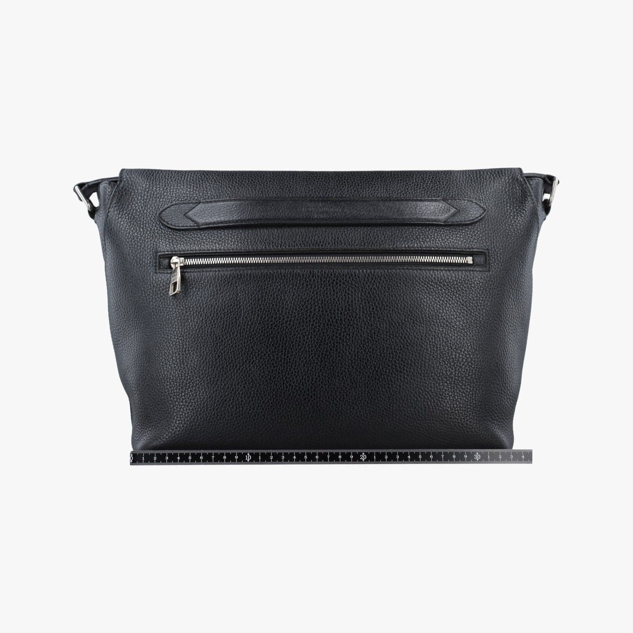 Louis Vuitton Marius Black Taurillon Leather Tote — view 2