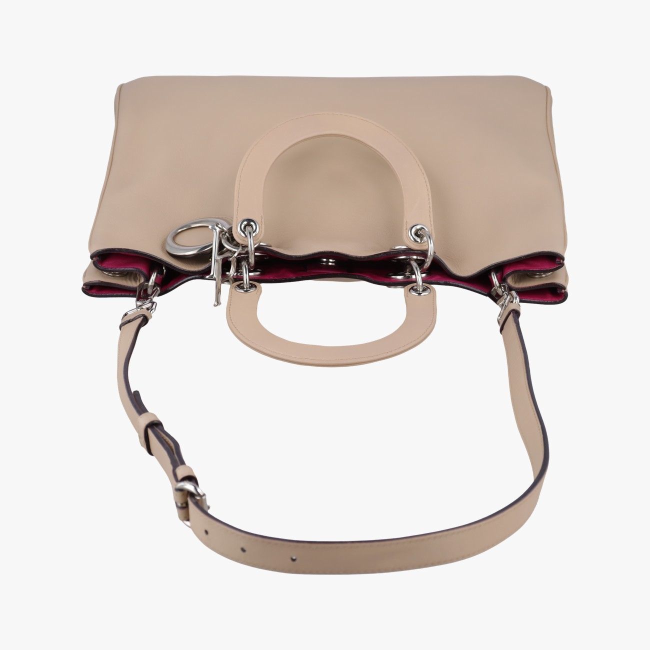 Dior Diorissimo Beige Leather Shoulder — view 8