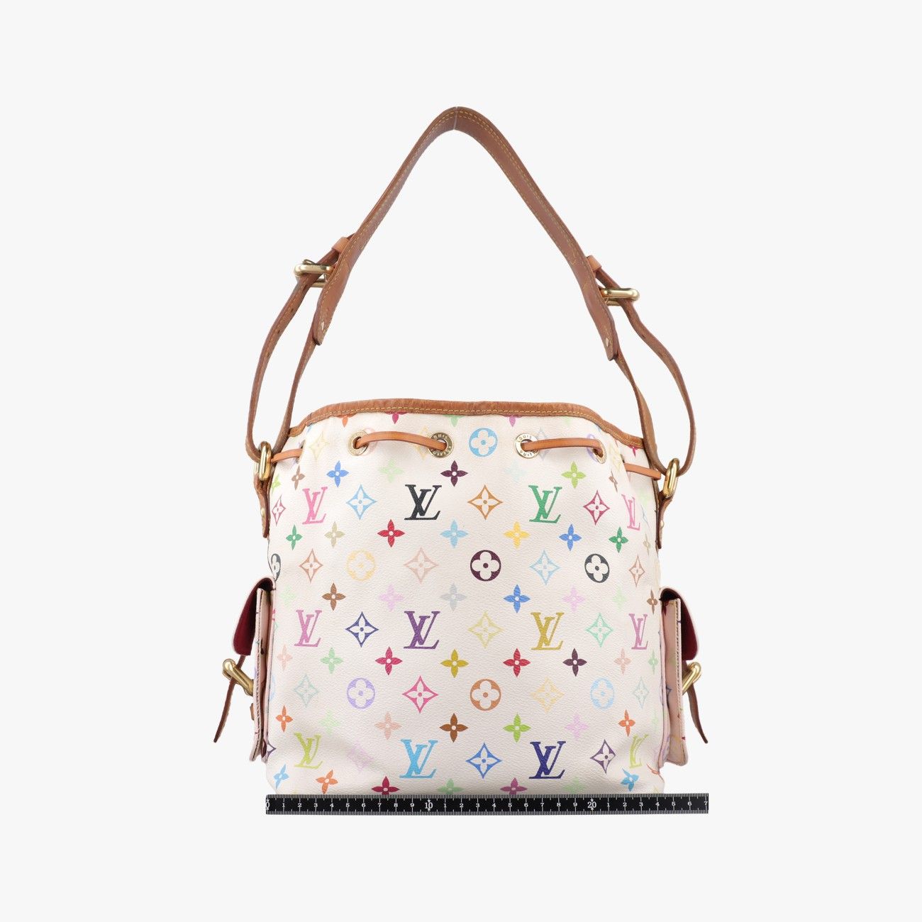 Louis Vuitton Petit Noe Blanc Monogram Multicolor — view 2