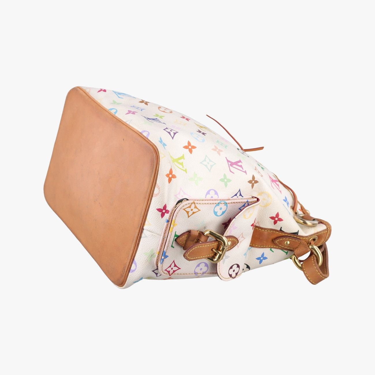 Louis Vuitton Petit Noe Blanc Monogram Multicolor — view 4