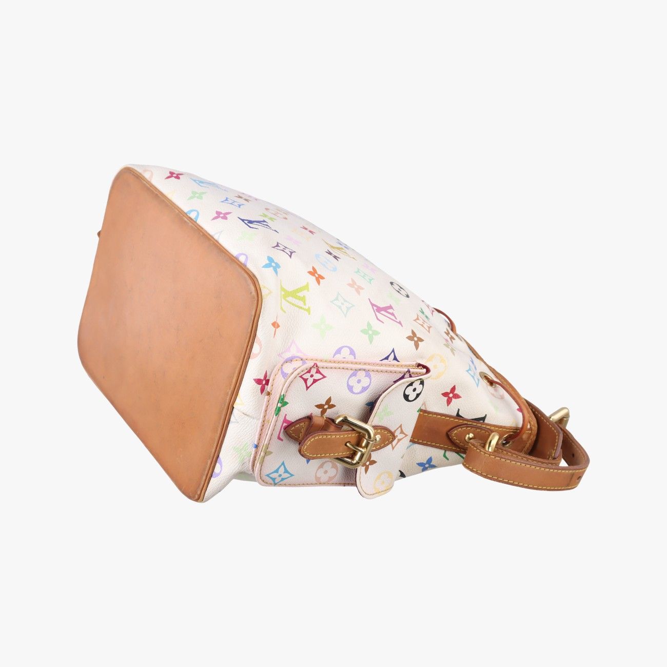 Louis Vuitton Petit Noe Blanc Monogram Multicolor — view 6