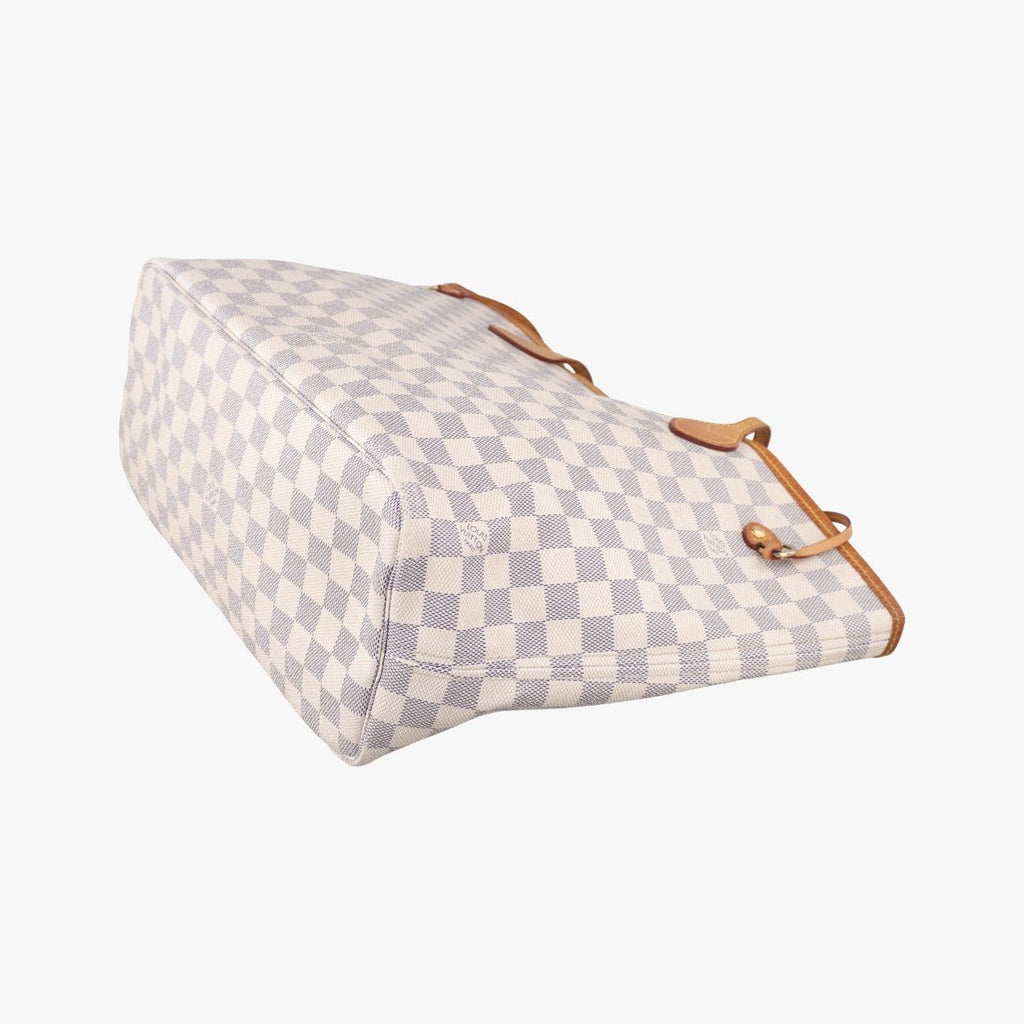 Louis Vuitton Neverfull MM Azur Damier Canvas — view 4