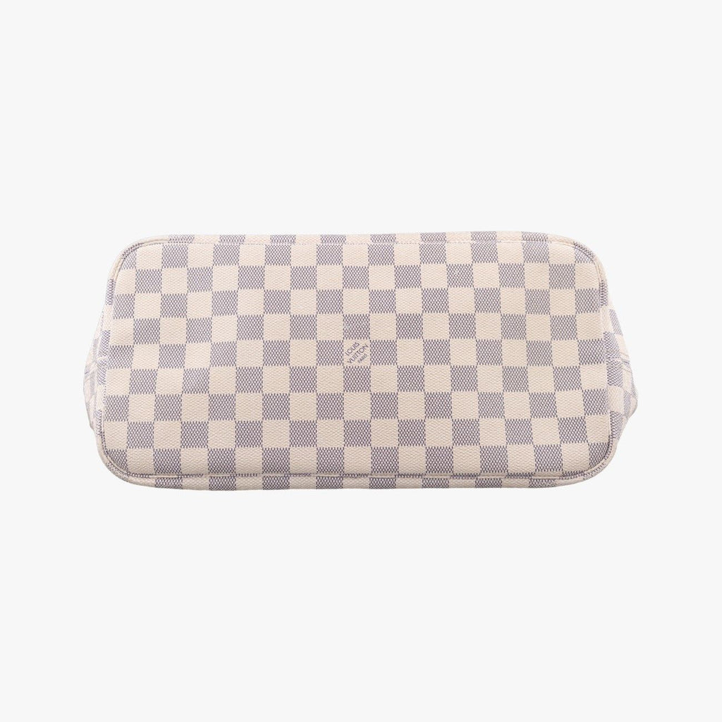 Louis Vuitton Neverfull MM Azur Damier Canvas — view 3