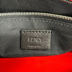 Fendi Clutch Bugs Red Black Leather — view 8