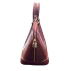 Louis Vuitton Epi Alma PM Handbag Leather Purple AA — view 3