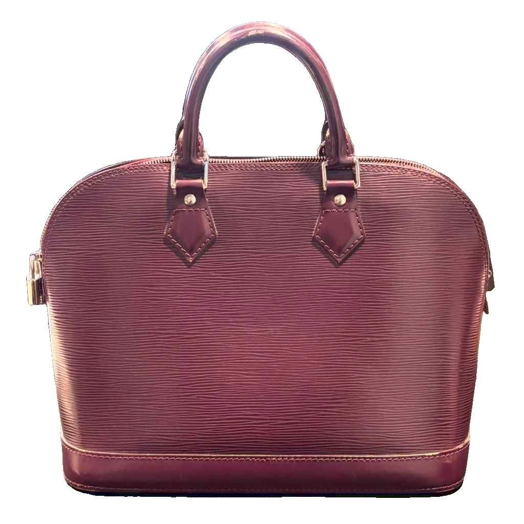 Louis Vuitton Epi Alma PM Handbag Leather Purple AA — view 2
