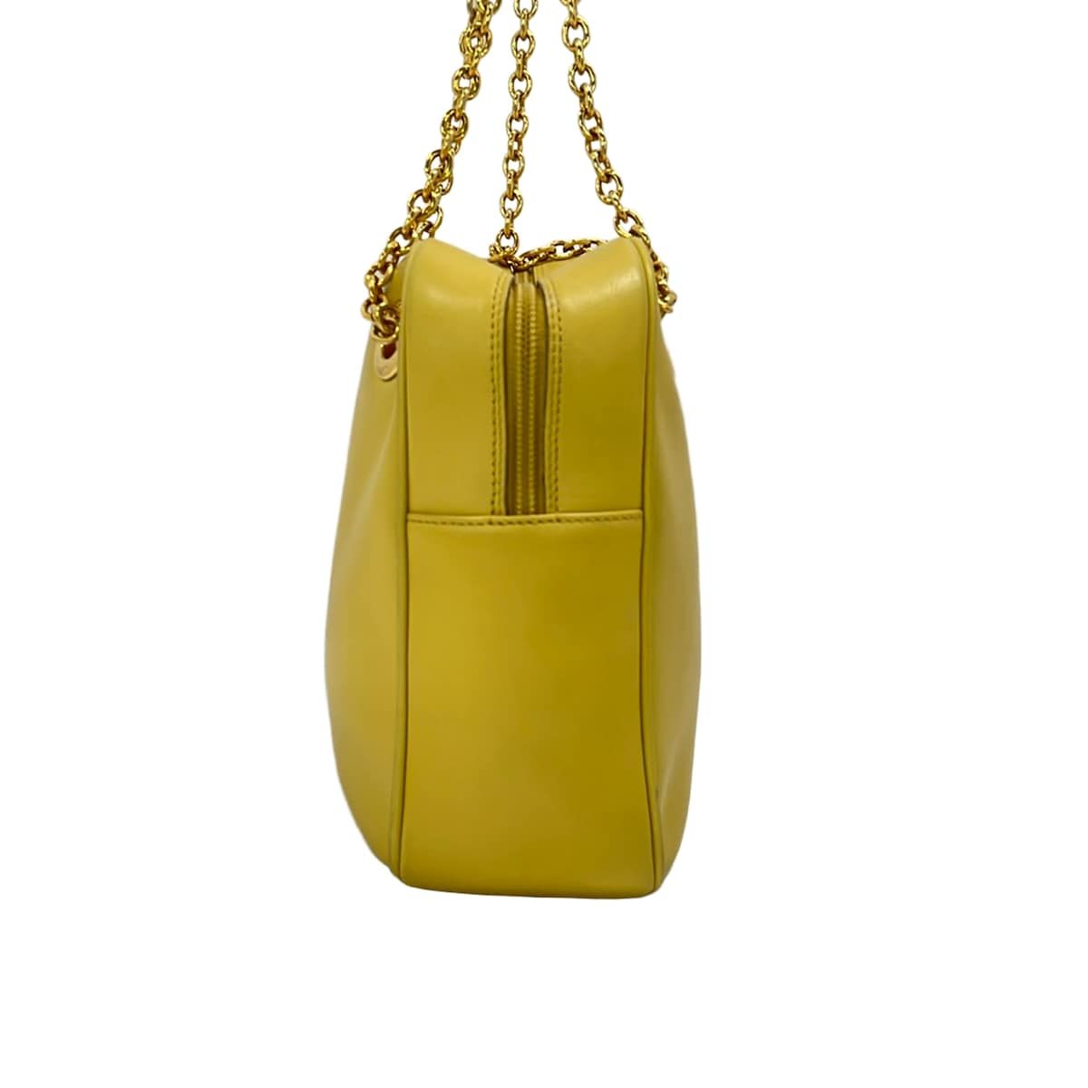 Gucci Shoulder Bag 001 23 Yellow Gold Bamboo Leather — view 4