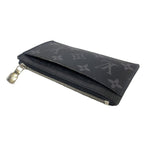 Louis Vuitton Monogram Eclipse Taigarama Fragment Case Coin Card Holder Black — view 5