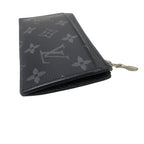 Louis Vuitton Monogram Eclipse Taigarama Fragment Case Coin Card Holder Black — view 3