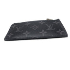 Louis Vuitton Monogram Eclipse Taigarama Fragment Case Coin Card Holder Black — view 4
