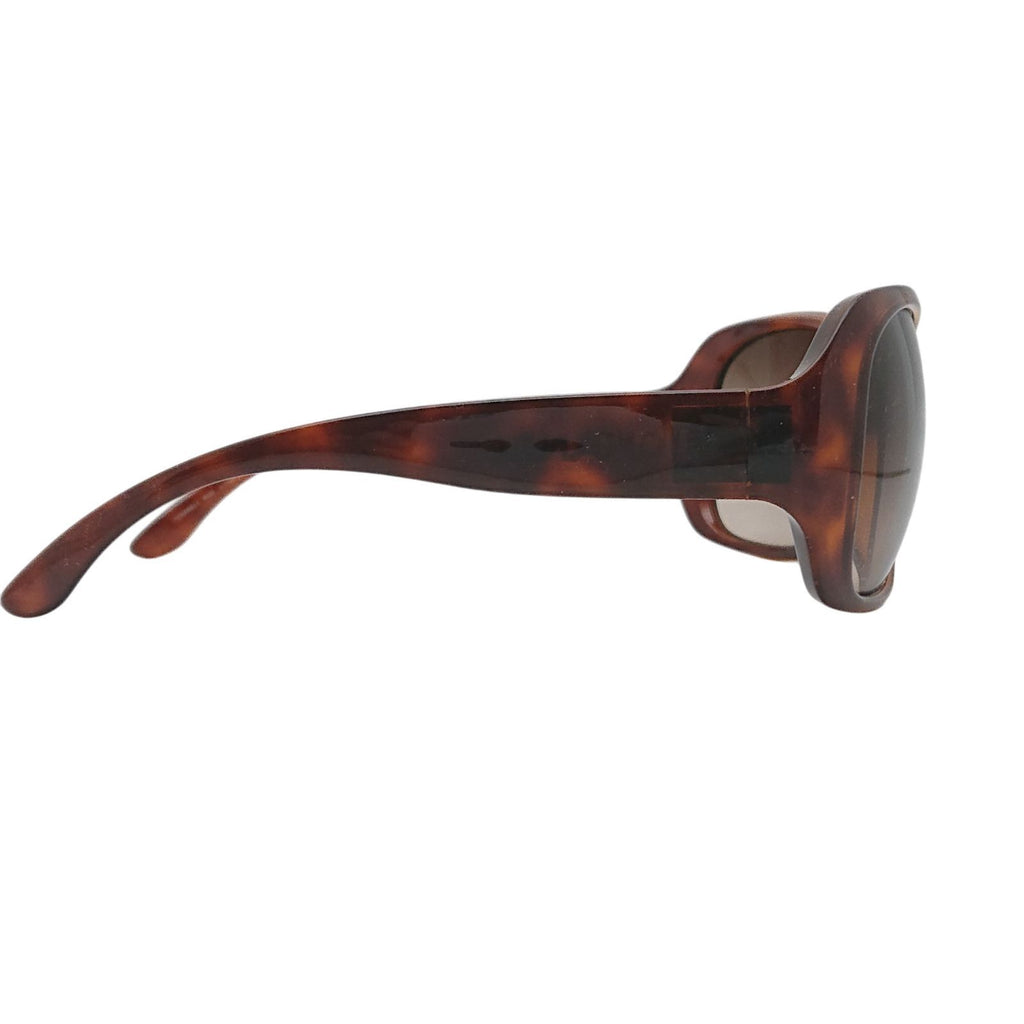 Chanel Sunglasses CC Logo Tortoiseshell Pattern Brown Eyewear — view 6