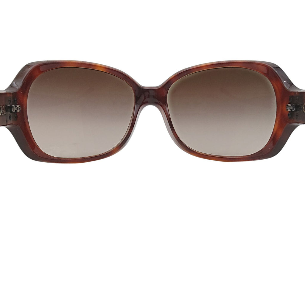 Chanel Sunglasses CC Logo Tortoiseshell Pattern Brown Eyewear — view 5