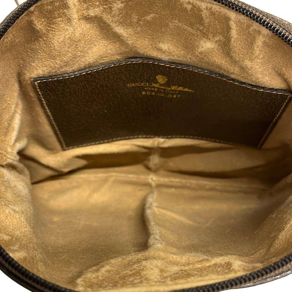 Gucci Shoulder Bag Sherry Line GG Supreme 904.02.047 Dark Brown Beige Dark — view 7