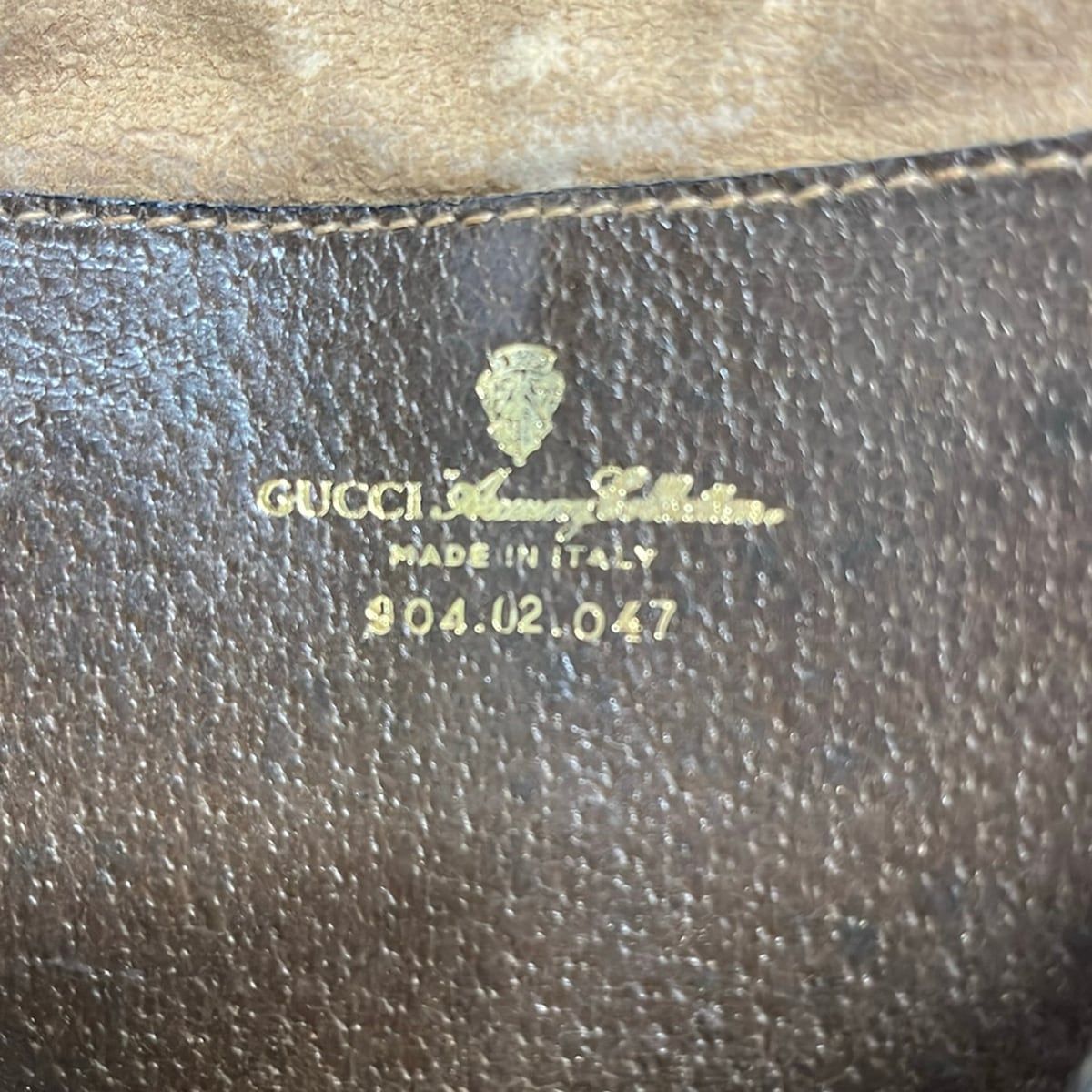 Gucci Shoulder Bag Sherry Line GG Supreme 904.02.047 Dark Brown Beige Dark — view 8