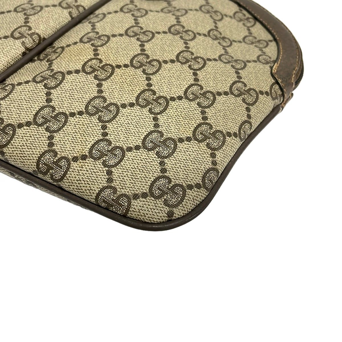 Gucci Shoulder Bag Sherry Line GG Supreme 904.02.047 Dark Brown Beige Dark — view 6