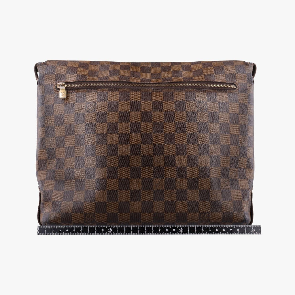 Louis Vuitton Brooklyn MM Ebene Damier Canvas Tote — view 2