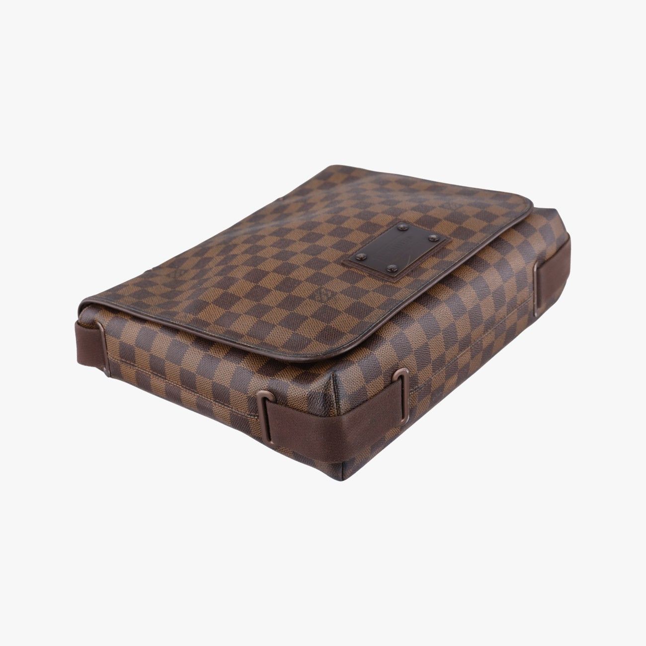 Louis Vuitton Brooklyn MM Ebene Damier Canvas Tote — view 5