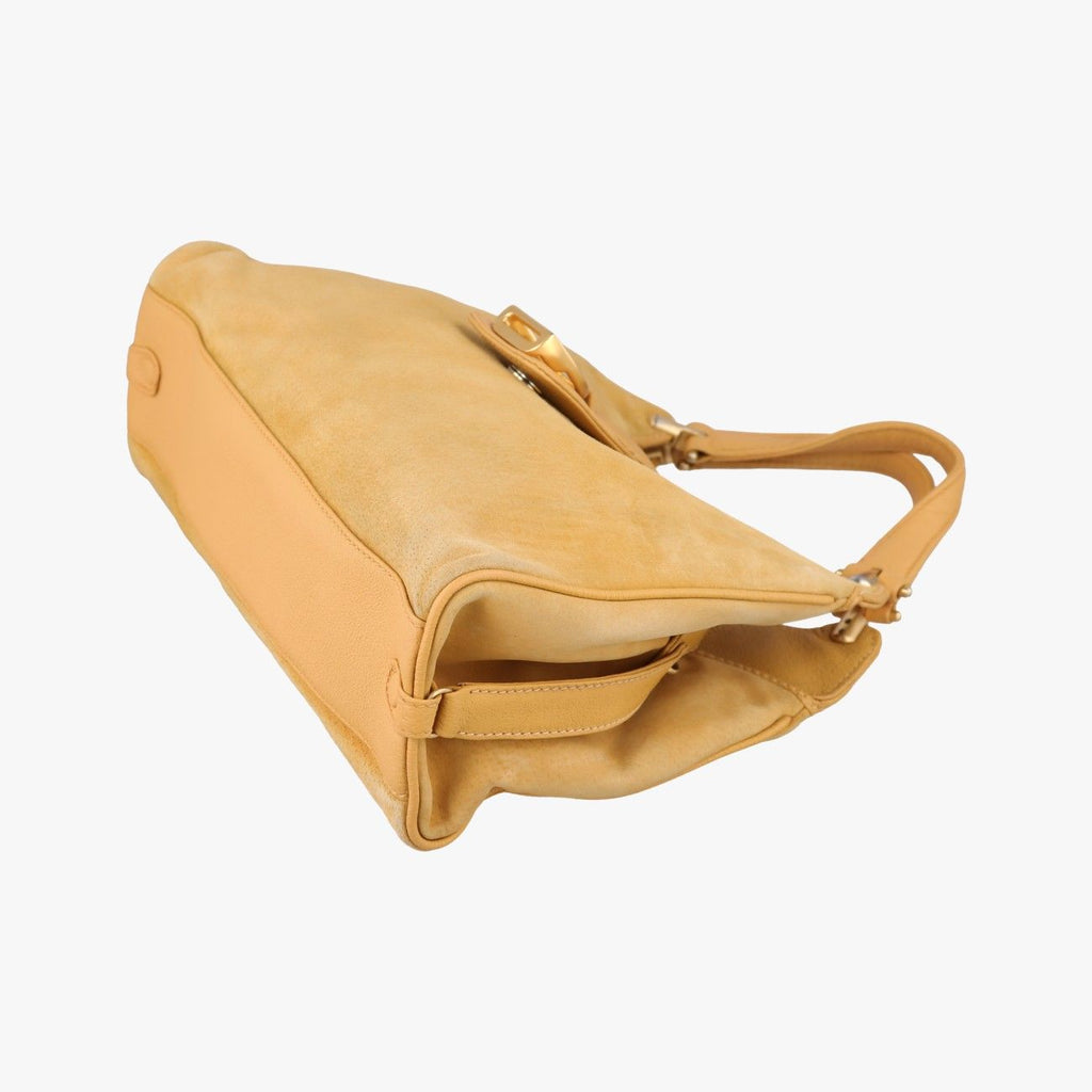 Gucci Stirrup Camel Suede Shoulder — view 4