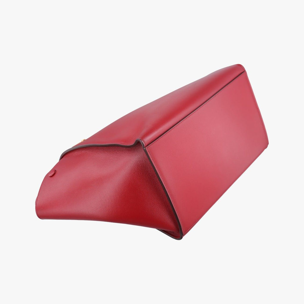Celine Trapeze Red Leather Shoulder — view 7