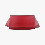 Celine Trapeze Red Leather Shoulder — view 3