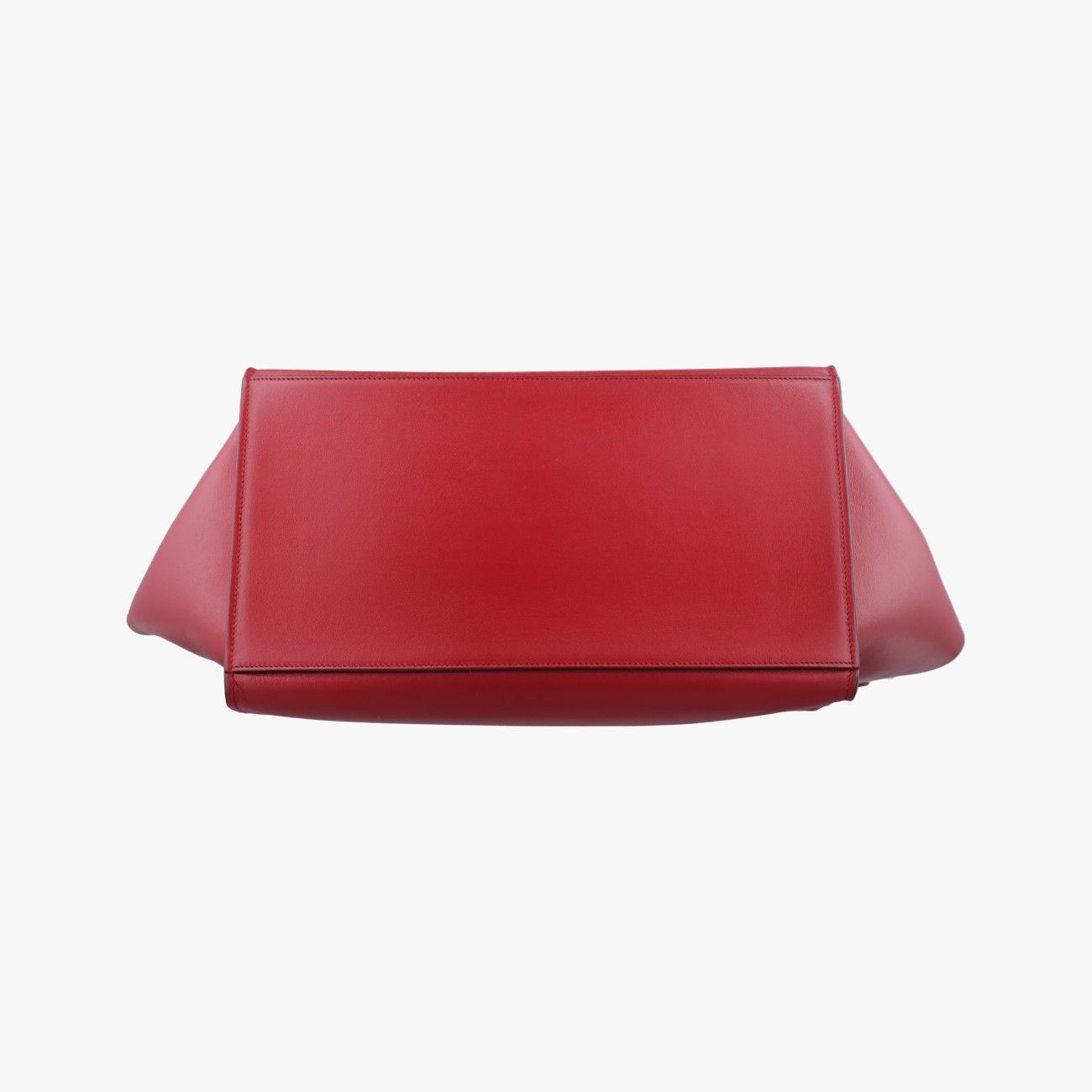 Celine Trapeze Red Leather Shoulder — view 3