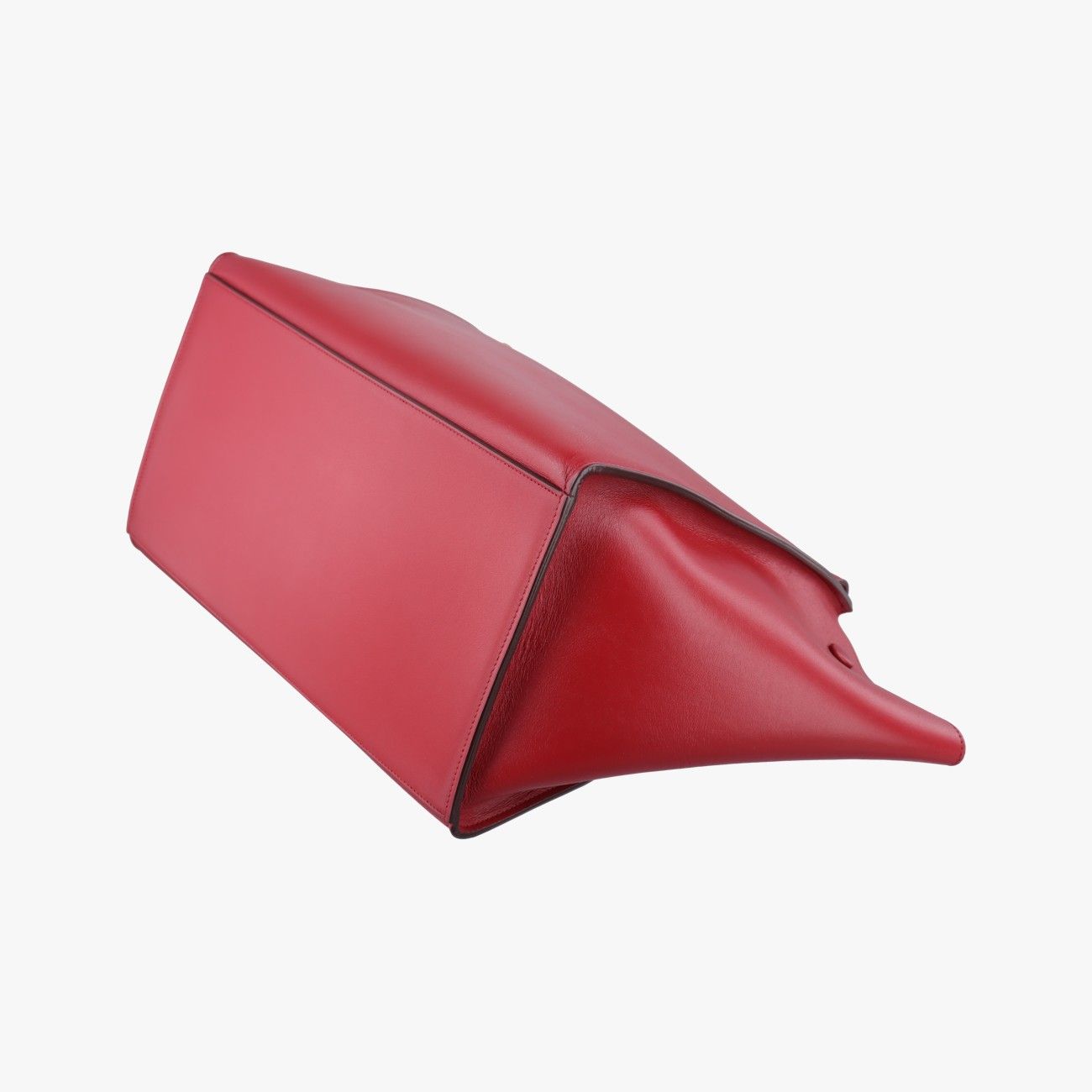 Celine Trapeze Red Leather Shoulder — view 6