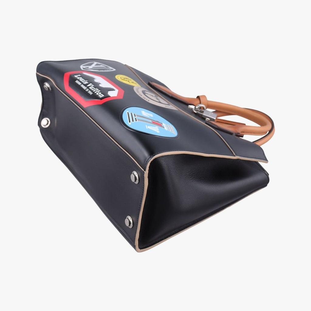 Louis Vuitton World Tour City Steamer MM Black Multicolor Leather — view 4