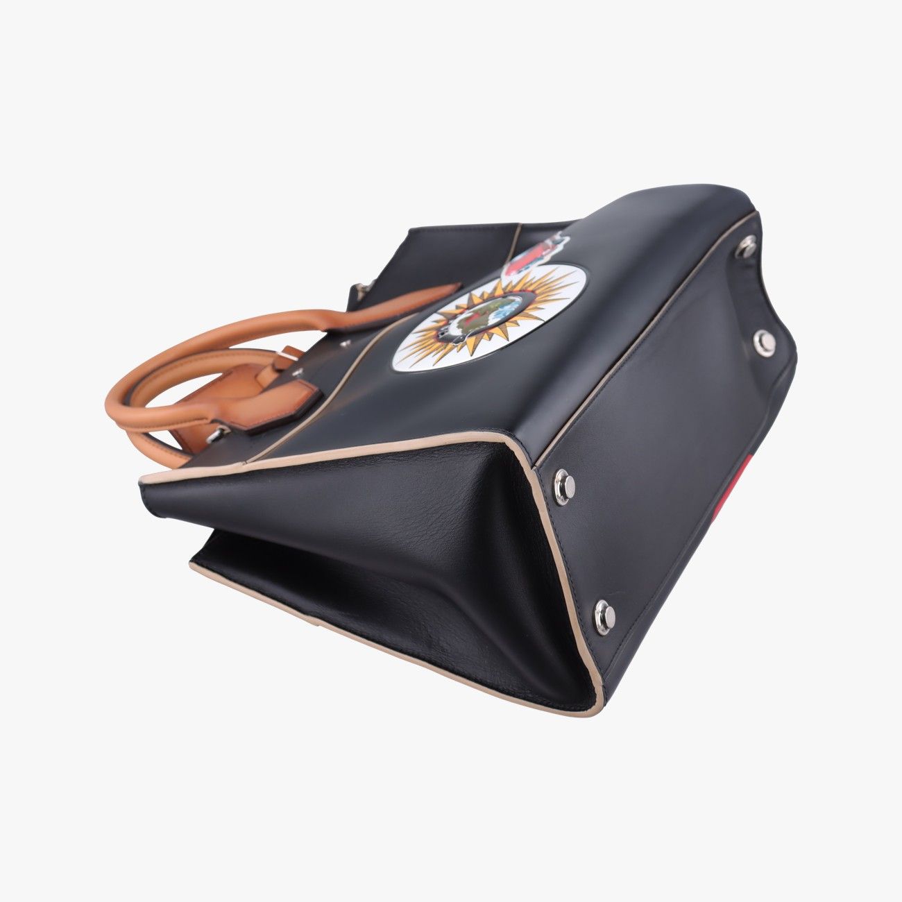 Louis Vuitton World Tour City Steamer MM Black Multicolor Leather — view 7