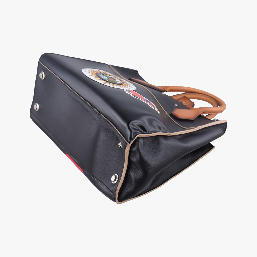 Louis Vuitton World Tour City Steamer MM Black Multicolor Leather — view 6