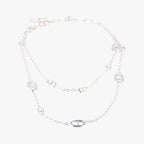 Hermes Farandole Chaine D'ancre Argente Silver Necklace — view 3