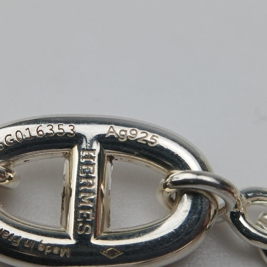 Hermes Farandole Chaine D'ancre Argente Silver Necklace — view 8