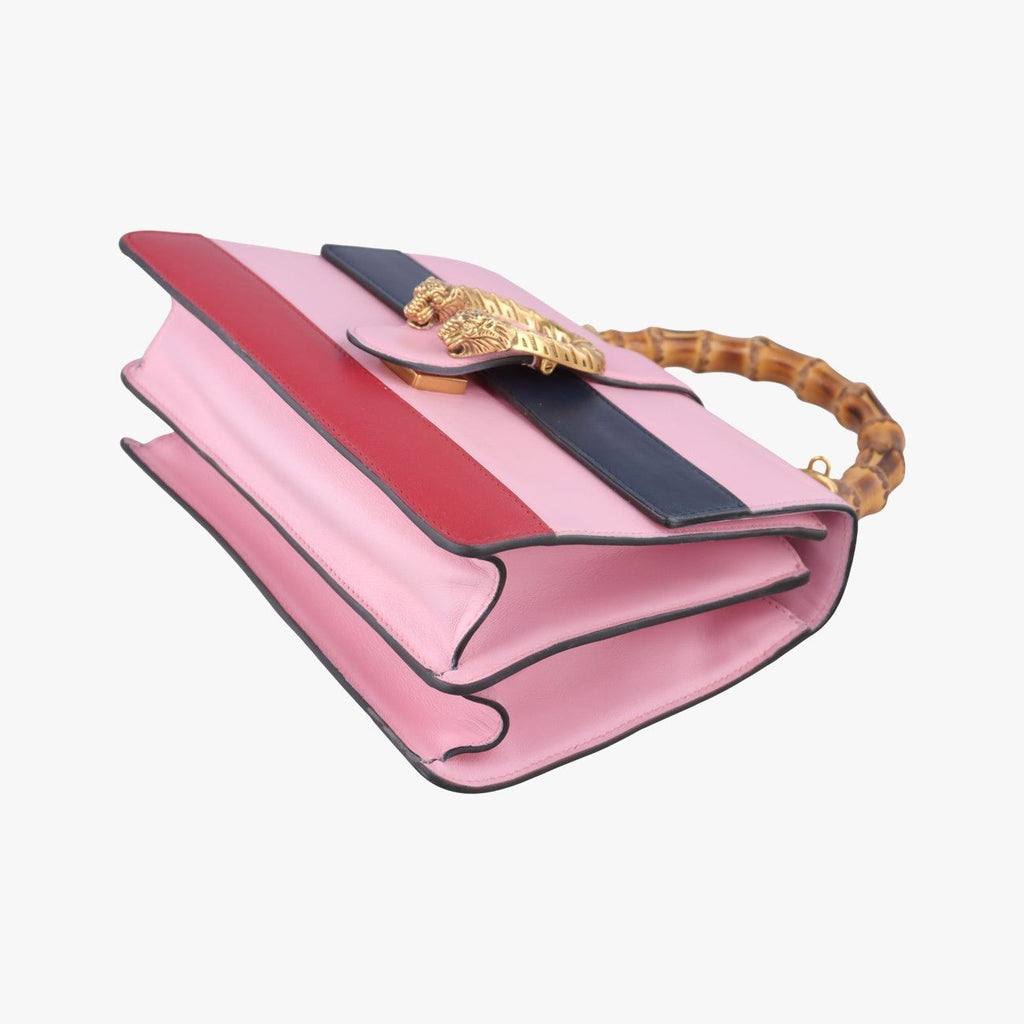 Gucci Dionysus Pink Navy Red Leather Shoulder — view 4
