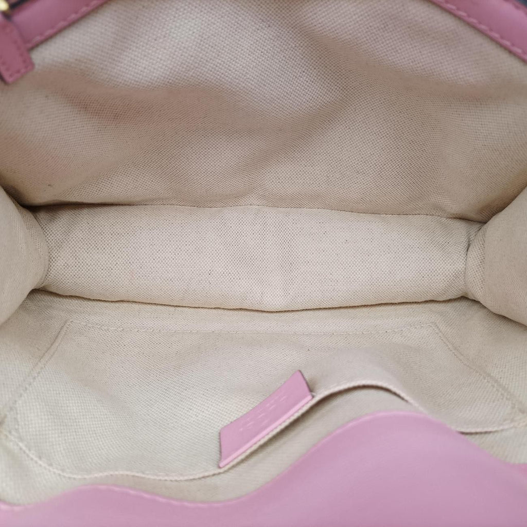 Gucci Dionysus Pink Navy Red Leather Shoulder — view 9