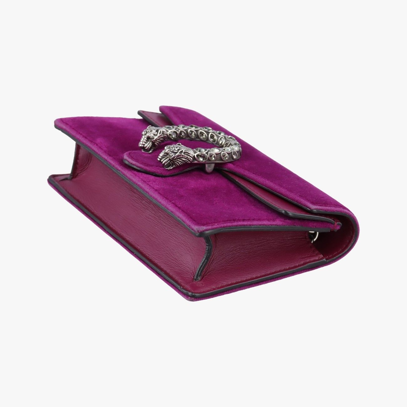 Gucci Dionysus Purple Velour Leather Shoulder — view 4