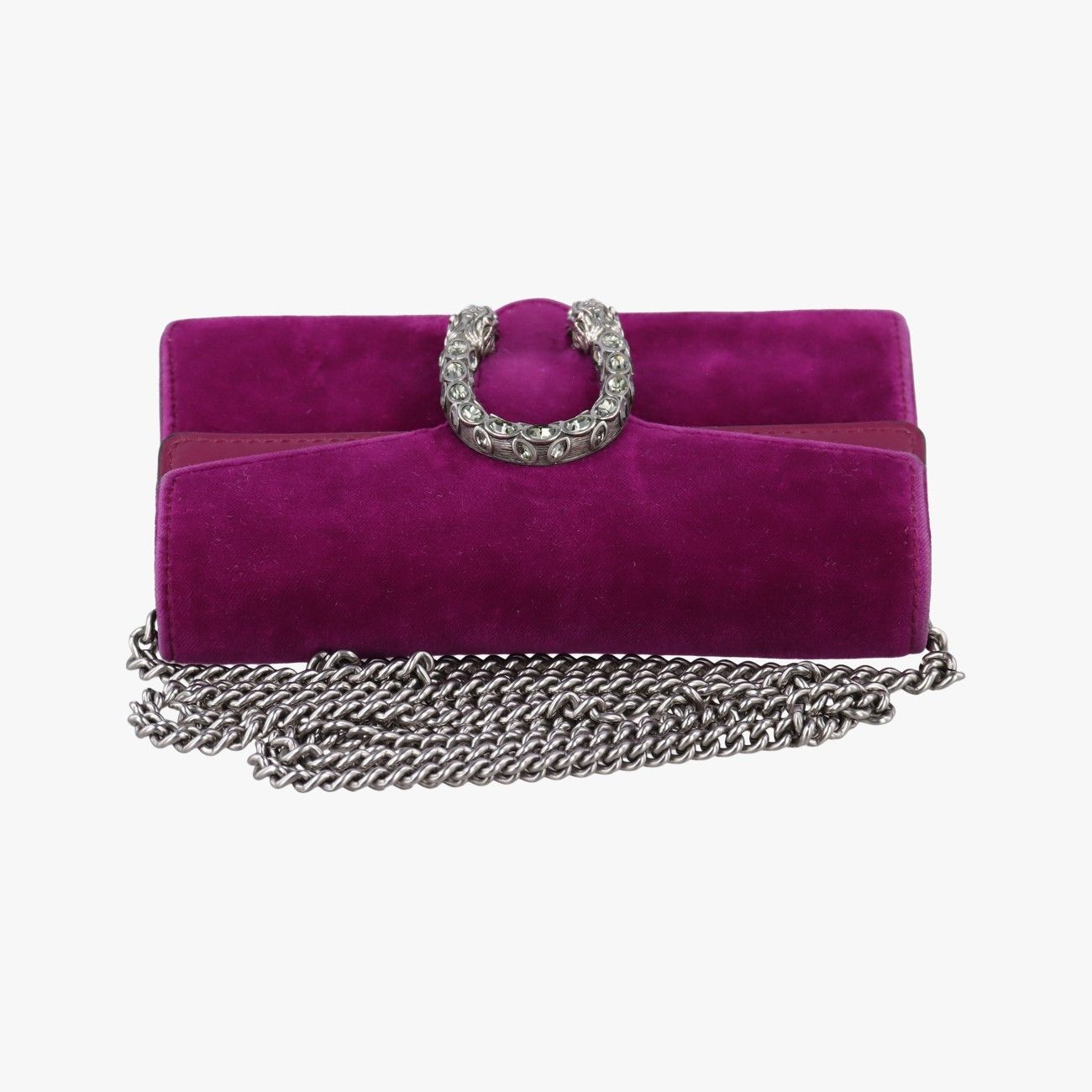 Gucci Dionysus Purple Velour Leather Shoulder — view 8