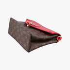 Louis Vuitton Saint Michel Monogram Brown Coquelicot Canvas Epi Shoulder — view 4