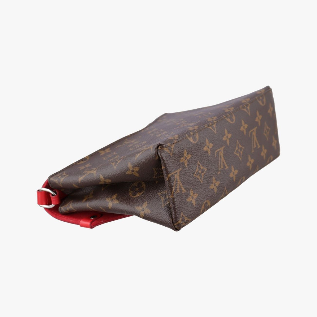 Louis Vuitton Saint Michel Monogram Brown Coquelicot Canvas Epi Shoulder — view 7