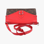 Louis Vuitton Saint Michel Monogram Brown Coquelicot Canvas Epi Shoulder — view 8