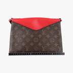 Louis Vuitton Saint Michel Monogram Brown Coquelicot Canvas Epi Shoulder — view 2