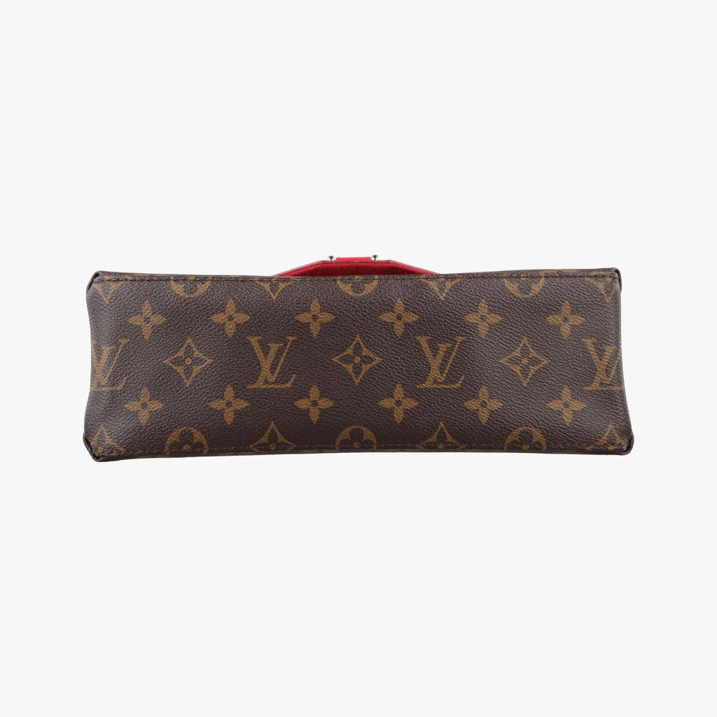 Louis Vuitton Saint Michel Monogram Brown Coquelicot Canvas Epi Shoulder — view 3