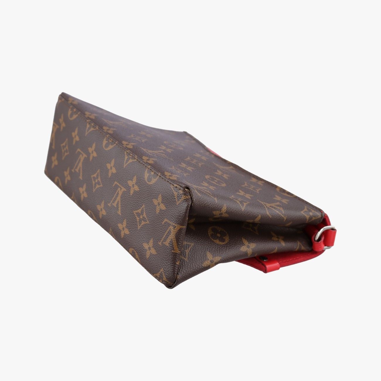 Louis Vuitton Saint Michel Monogram Brown Coquelicot Canvas Epi Shoulder — view 6