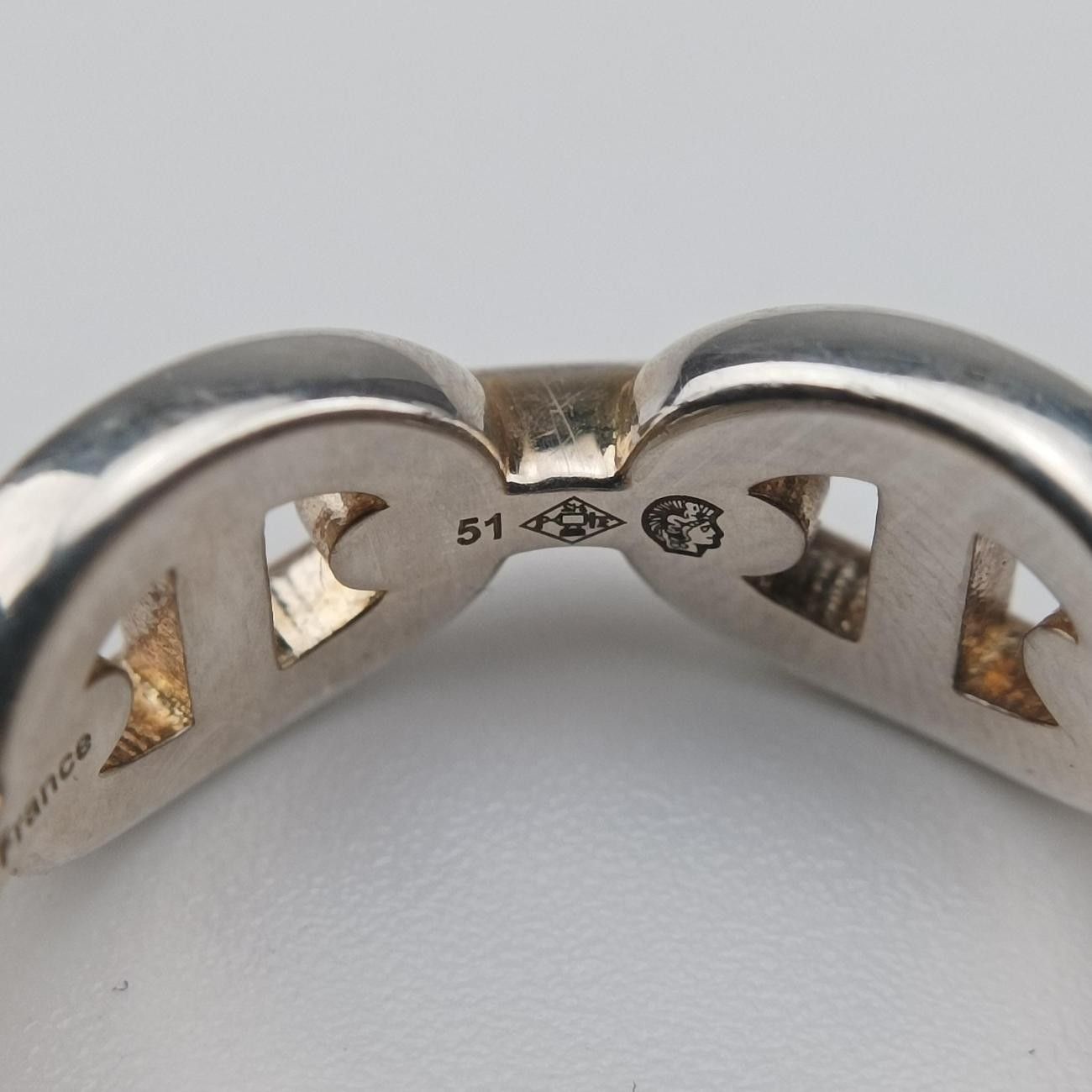 Hermes Chain D'ancre Enchainee Silver — view 9